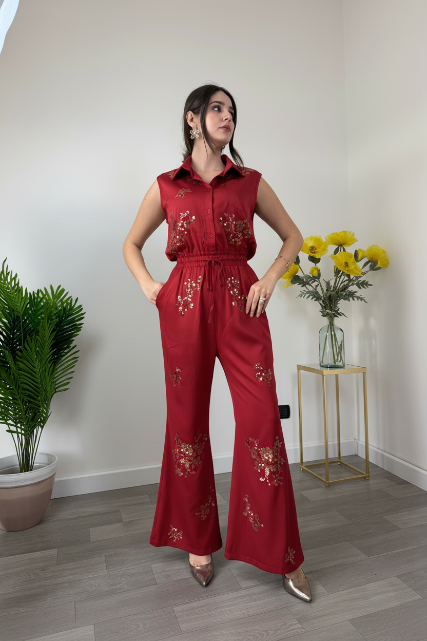 Tuta con Paillettes