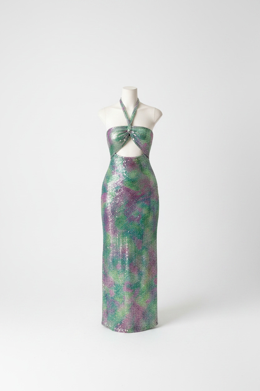 Abito Con Paillettes