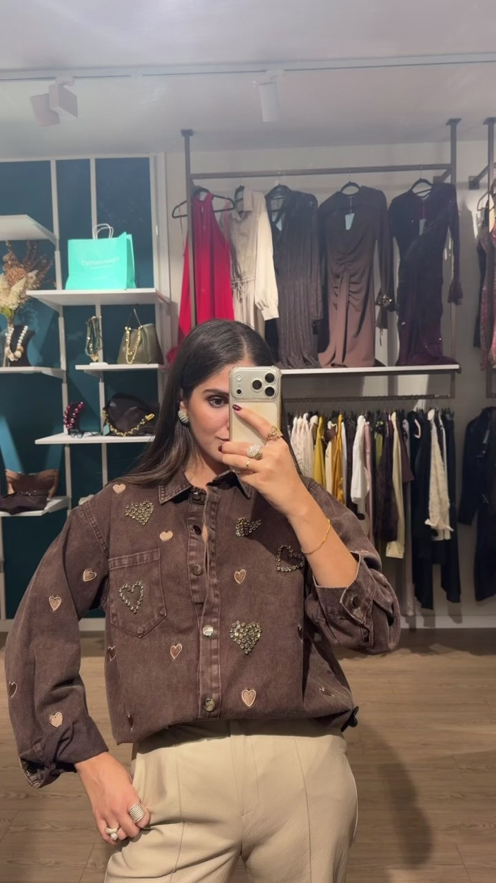 Camicia cuori